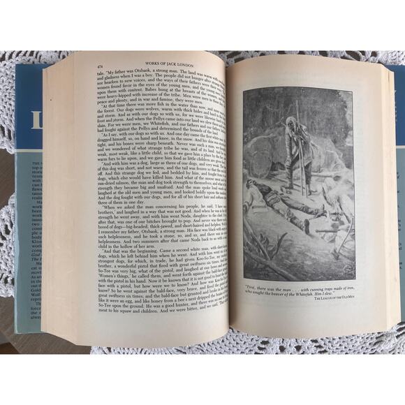 1980 Jack London Hardcover Collection: Call of the Wild, White Fang - Picture 3 of 5